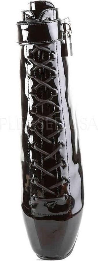 Devious Enkellaars 42 Shoes BALLET 1025 Paaldans schoenen Zwart - Foto 6