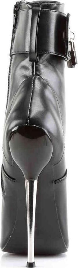 Devious Enkellaars 36 Shoes DAGGER 1023 Paaldans schoenen Zwart - Foto 5