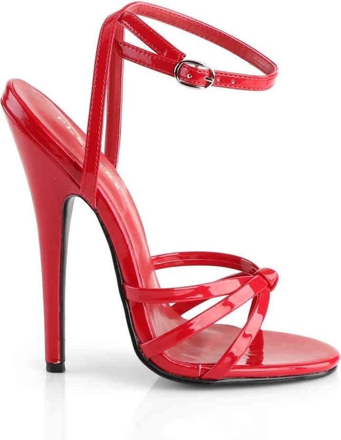 Devious Hoge hakken 42 Shoes DOMINA 108 Paaldans schoenen Rood - Foto 3