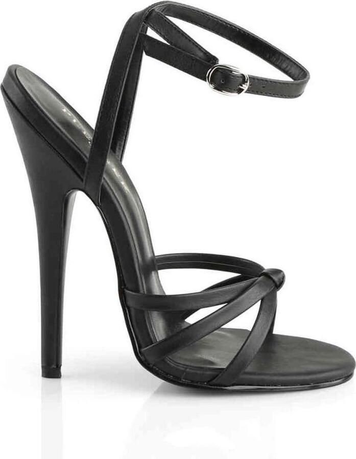 Devious Hoge hakken 45 Shoes DOMINA 108 Paaldans schoenen Zwart - Foto 3