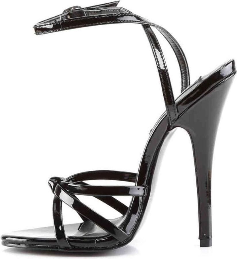 Devious Hoge hakken 42 Shoes DOMINA 108 Paaldans schoenen Zwart - Foto 3