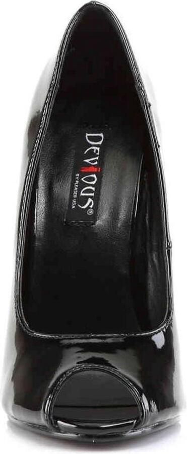 Devious Hoge hakken 41 Shoes DOMINA 212 Paaldans schoenen Zwart - Foto 5