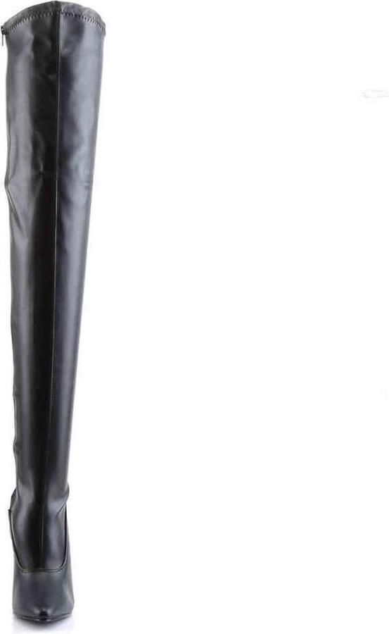 Devious Overknee Laarzen 46 Shoes DOMINA 3000 Paaldans schoenen Zwart - Foto 4