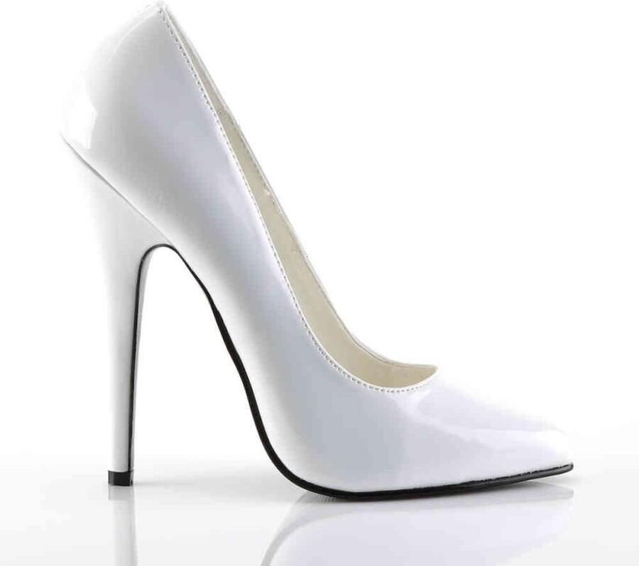Devious Hoge hakken 38 Shoes DOMINA 420 Paaldans schoenen Wit - Foto 4