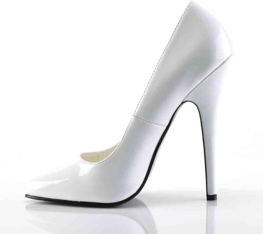 Devious Hoge hakken 38 Shoes DOMINA 420 Paaldans schoenen Wit - Foto 3