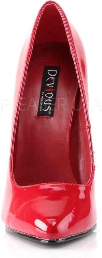 Devious Hoge hakken 47 Shoes DOMINA 420 Paaldans schoenen Rood - Foto 2