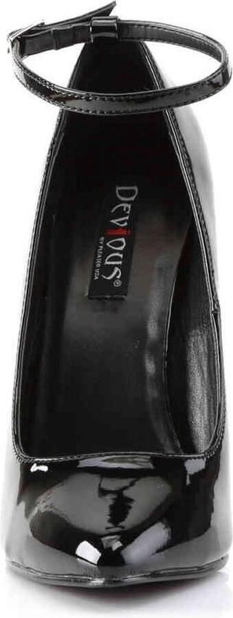 Devious Hoge hakken 46 Shoes DOMINA 431 Paaldans schoenen Zwart - Foto 5