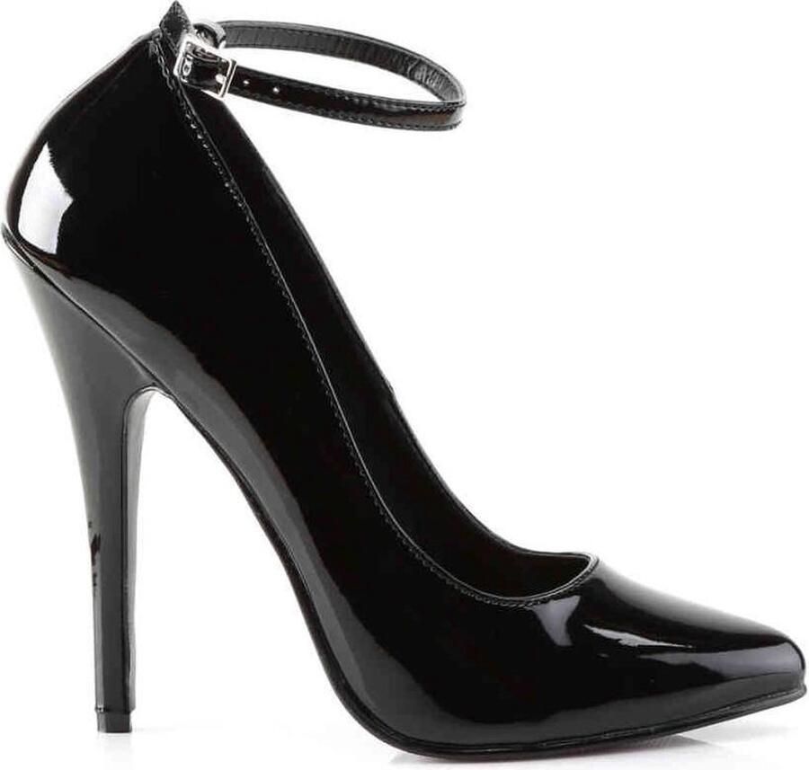 Devious Hoge hakken 46 Shoes DOMINA 431 Paaldans schoenen Zwart - Foto 3