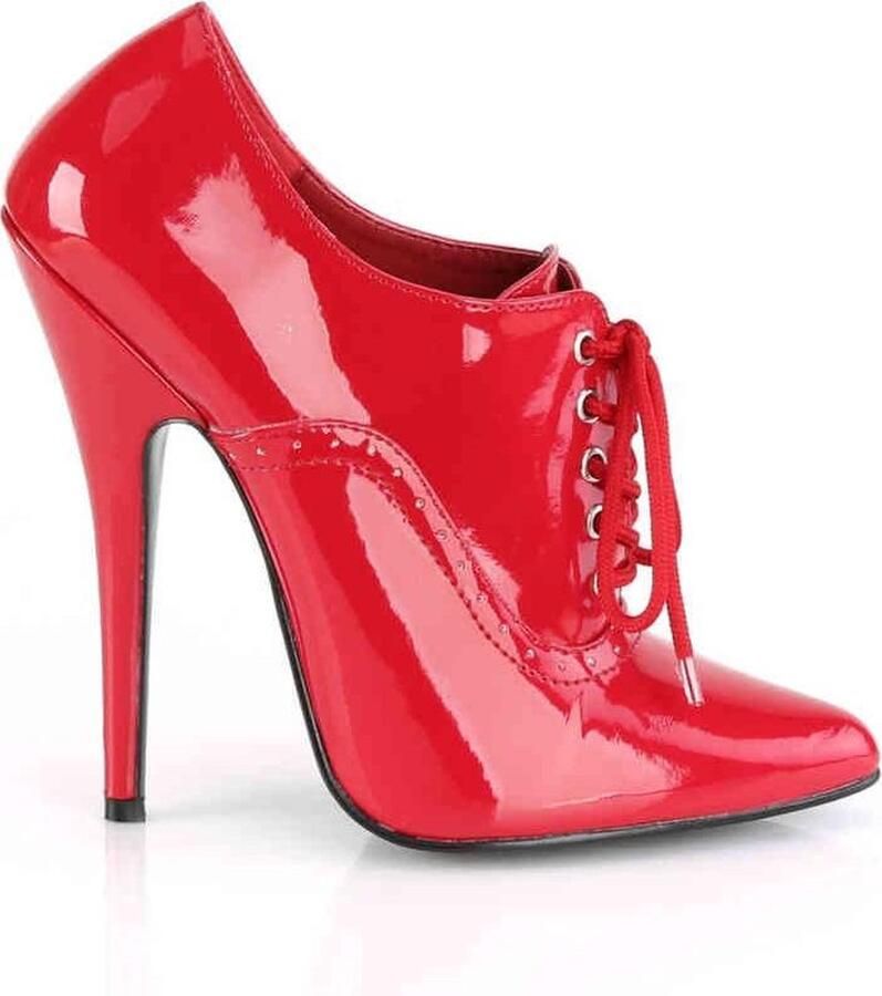 Devious Hoge hakken 46 Shoes DOMINA 460 Paaldans schoenen Rood - Foto 3