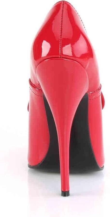 Devious Hoge hakken 46 Shoes DOMINA 460 Paaldans schoenen Rood - Foto 4