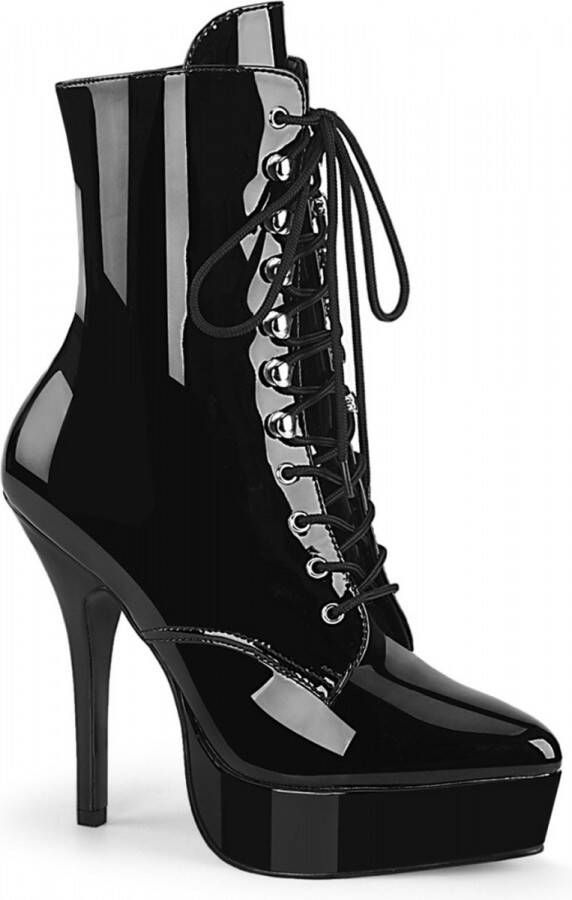 Devious Enkellaars 45 Shoes INDULGE 1020 Zwart