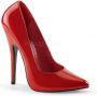 Devious Hoge hakken 41 Shoes DOMINA 420 Paaldans schoenen Rood - Thumbnail 9