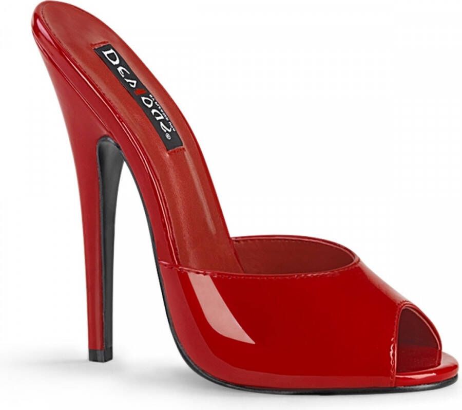 Devious Hoge hakken 44 Shoes DOMINA 101 Rood