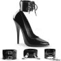 Devious Hoge hakken 39 Shoes DOMINA 434 Paaldans schoenen Zwart - Thumbnail 1