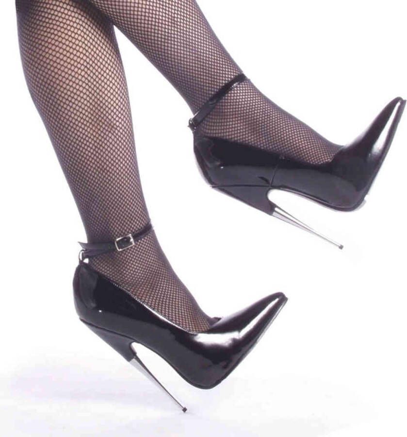 Devious Hoge hakken SCREAM-12 Paaldans schoenen Zwart
