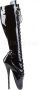 Devious Laarzen 46 Shoes BALLET 2020 Paaldans schoenen Zwart - Thumbnail 1