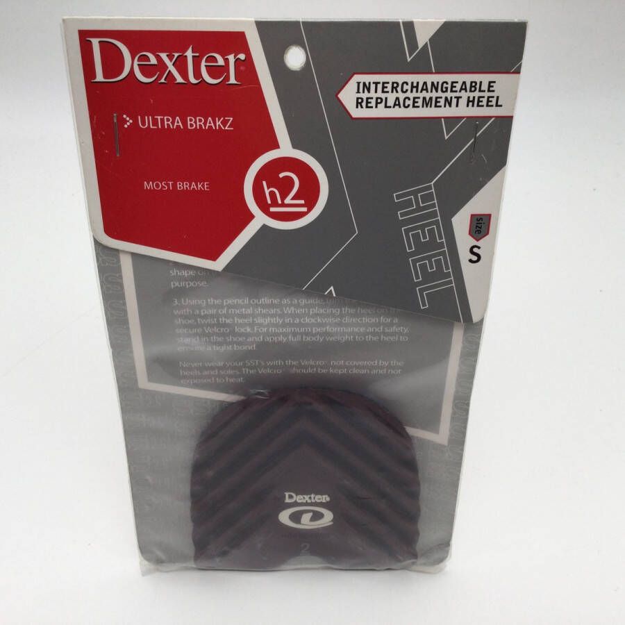 Dexter Bowling bowlingschoen losse hak voor SST 4 en hoger 'Velcro Heel 2' Ultra Brakz small 1=kortste glijfase 7=langste
