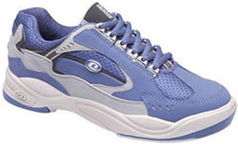 Dexter Bowling Bowlingschoenen Dames 'Nicole' US = 36 5 eur kleur blauw met grijs veters door metalen oogjes geschikt voor links- dan wel rechtshandige. Stevige schoen
