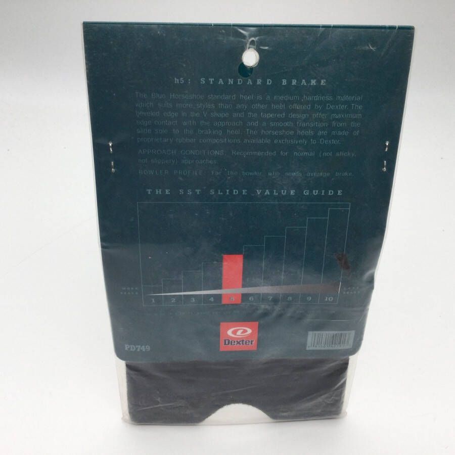 Dexter Bowling Bowlingschoen losse hak voor SST 4 en hoger 'Velcro Heel 5' Large 1=kortste glijfase 7=langste - Foto 3