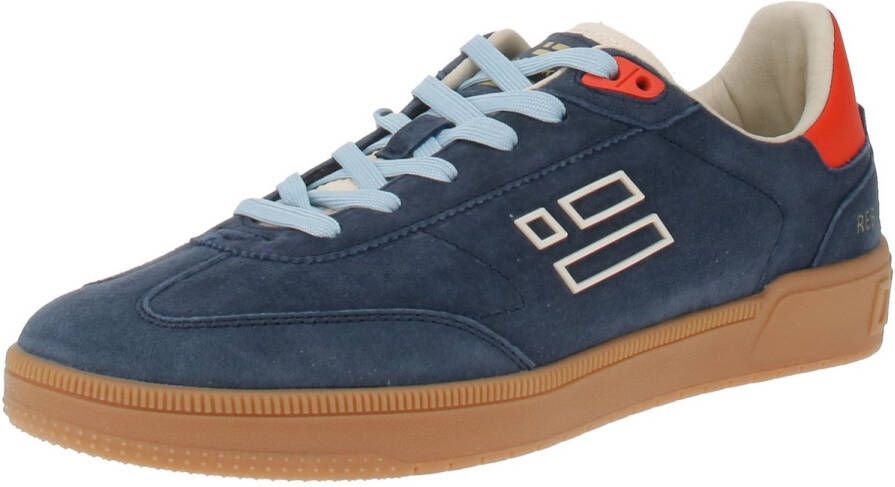 D.Franklin DFSH387005 Rebell Basic Flag Heren Sneaker Navy