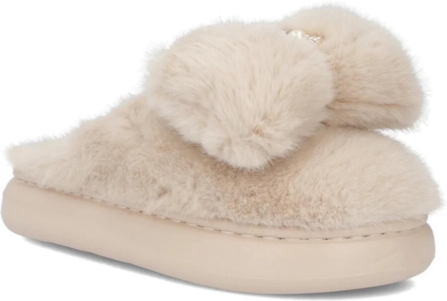 Di Filippo Dames pantoffels Filippo zacht en warm beige