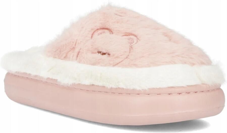 Di Filippo Dames pantoffels Filippo pluizig warm grijs