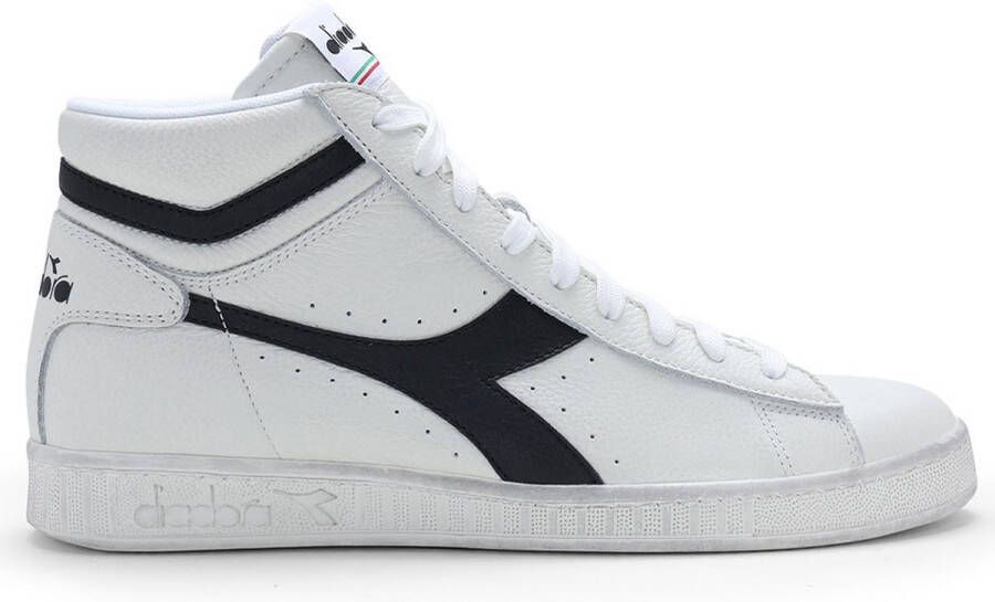 Retro Sneaker Game High Waxed Hoge sneakers Leren Sneaker Groen - Foto 5