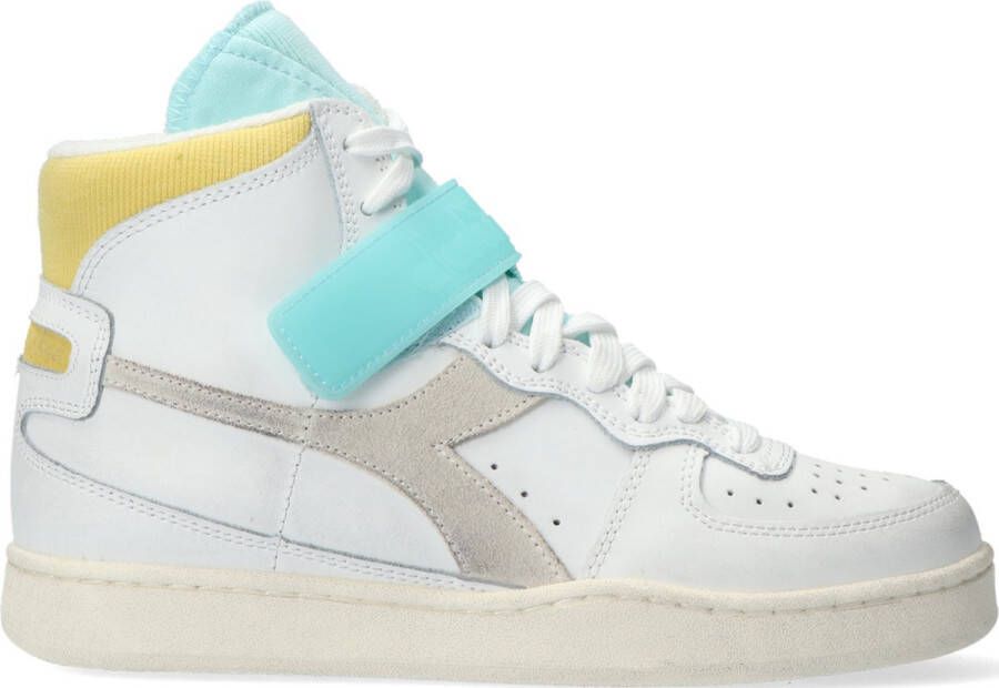 Diadora Dames Hoge sneakers Mi Basket Mid Icona Wn Wit