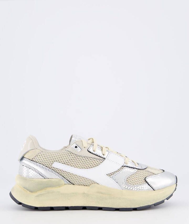 Diadora Heritage Mercury Elite Cobra Used Ecru Zilver