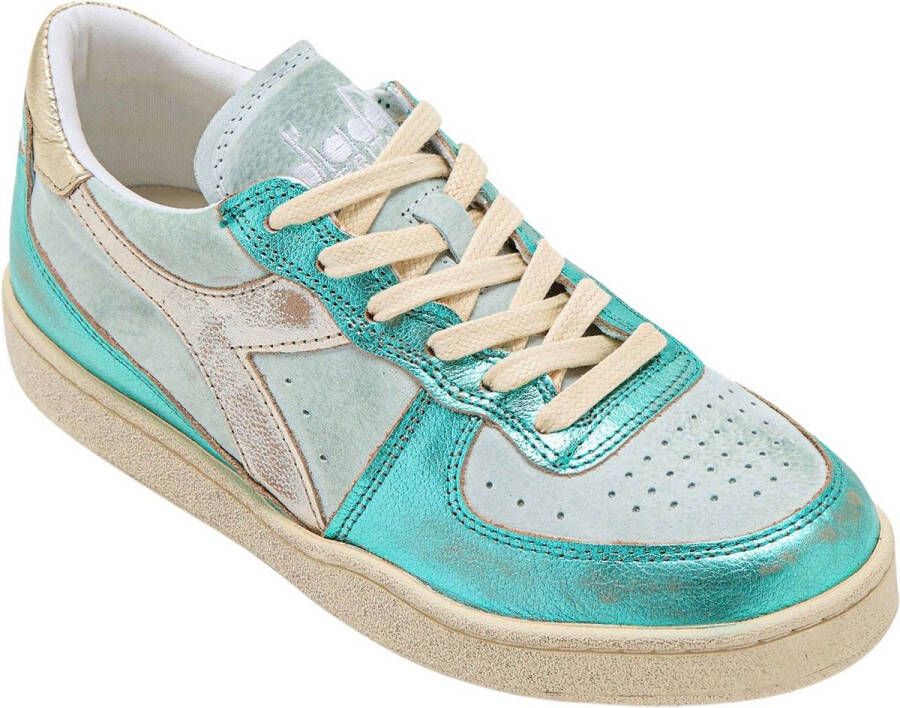 Diadora Sneakers Lage sneakers Leer MI bask L metal Turquoise