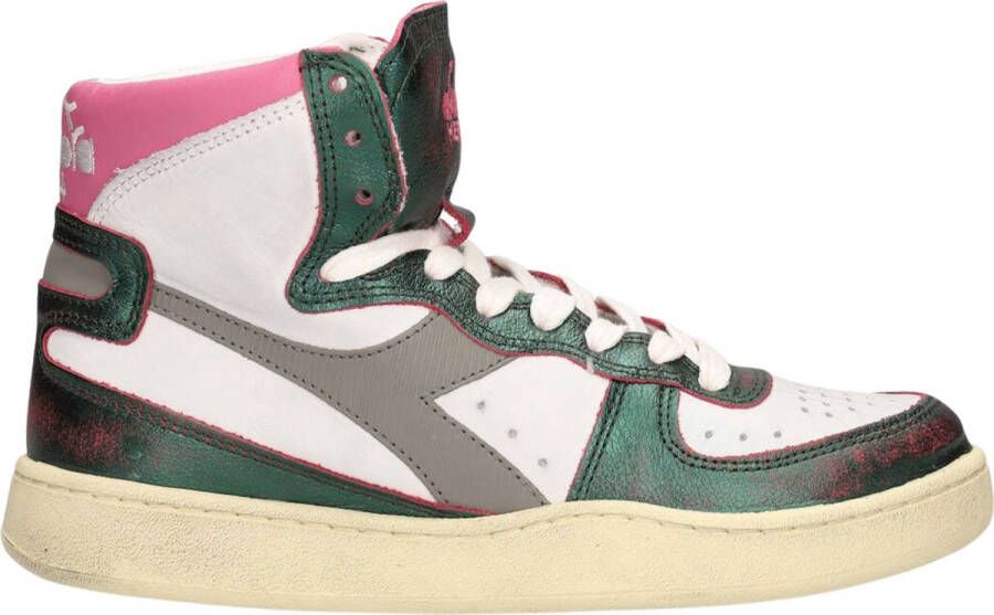 Diadora Dames Mi Basket Used Metal Mix Sneaker Multicolour