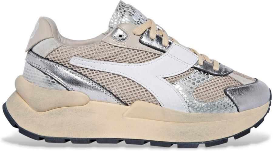 Diadora Heritage Mercury Elite Cobra Used Ecru Zilver