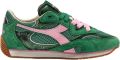DIADORA HERITAGE Lage Sneakers Dames Equipe Revenge Suède Groen - Groen
