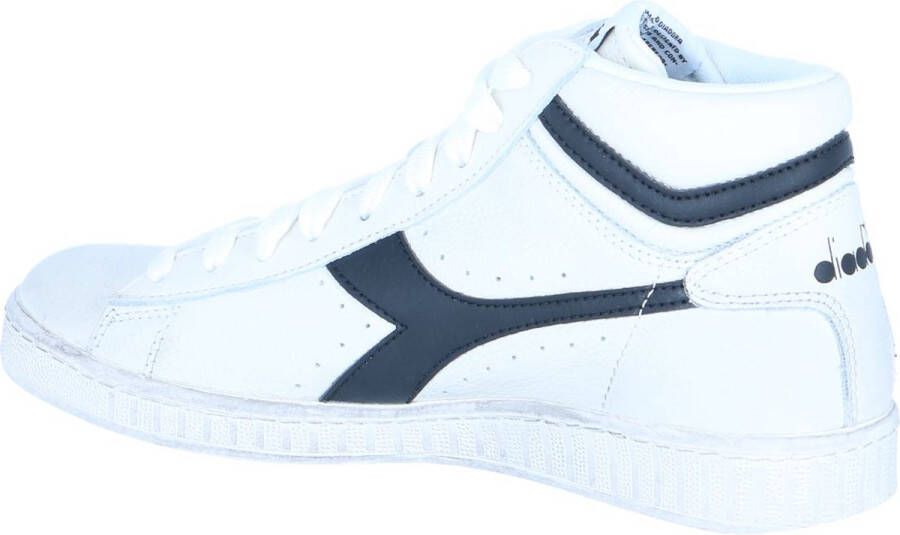 Retro Sneaker Game High Waxed Hoge sneakers Leren Sneaker Groen - Foto 15