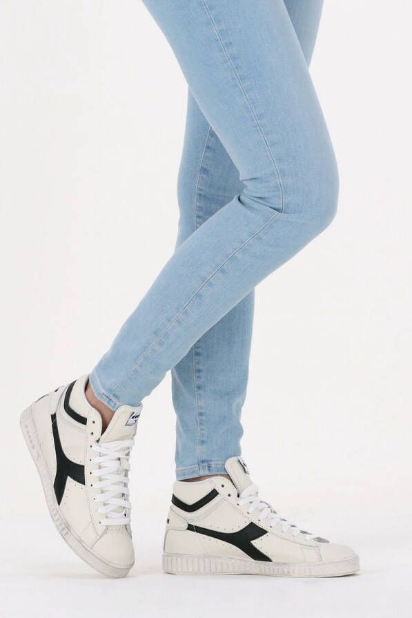 Retro Sneaker Game High Waxed Hoge sneakers Leren Sneaker Groen - Foto 7