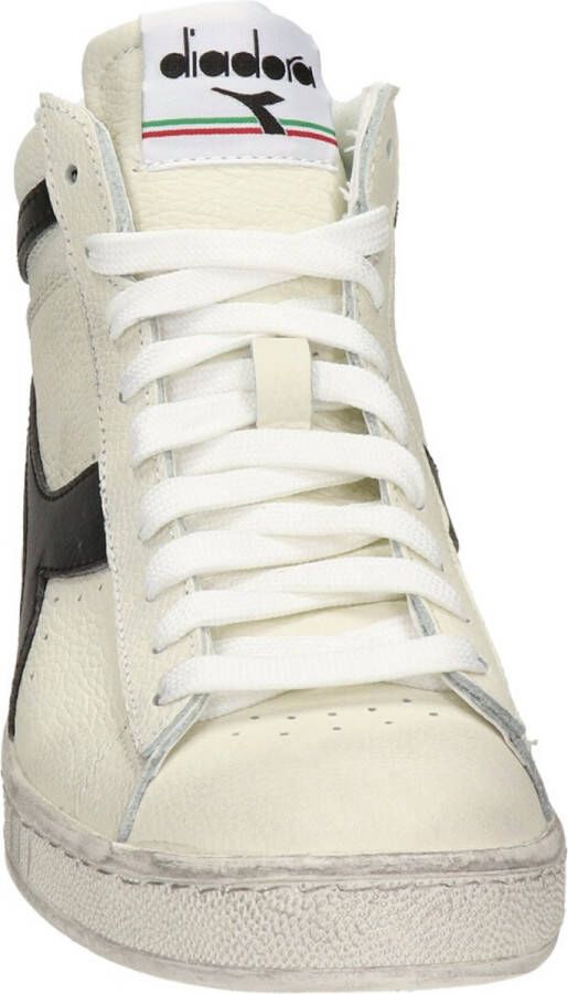 Retro Sneaker Game High Waxed Hoge sneakers Leren Sneaker Groen - Foto 17