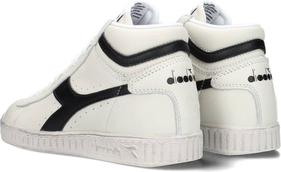 Retro Sneaker Game High Waxed Hoge sneakers Leren Sneaker Groen - Foto 9