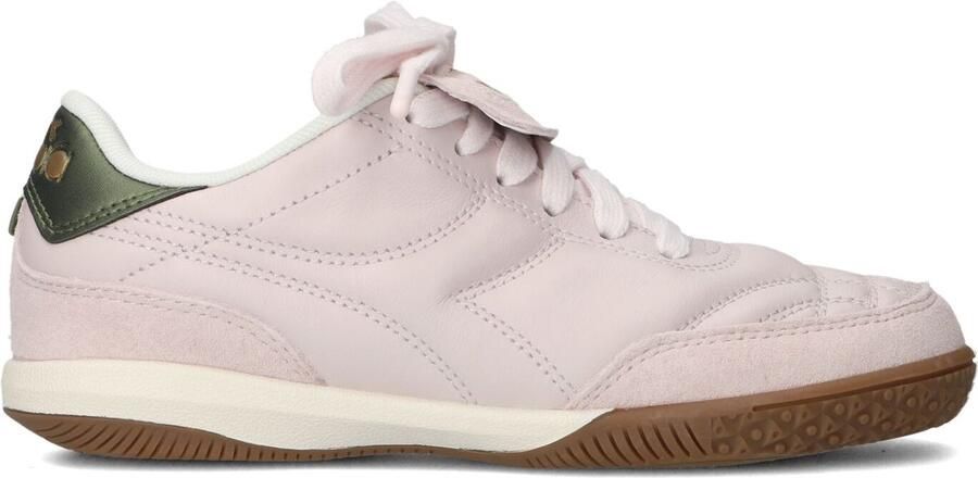 Diadora Gold Indoor Sneakers Leer Dames Roze