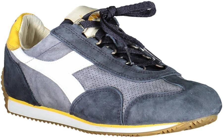 Diadora Heritage Sneakers Vetersluiting Contrasterende Zool Logo Details