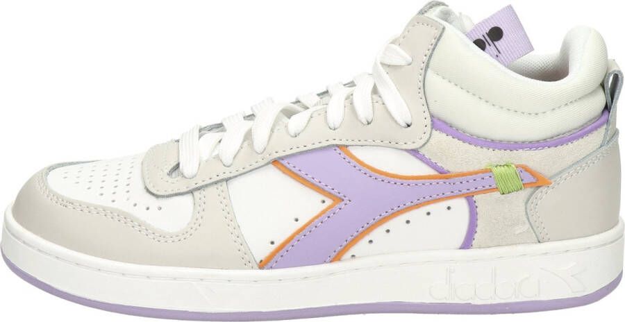 Diadora Magic Basket Demi Label Woman Hoge sneakers Leren Sneaker Dames Wit - Foto 14