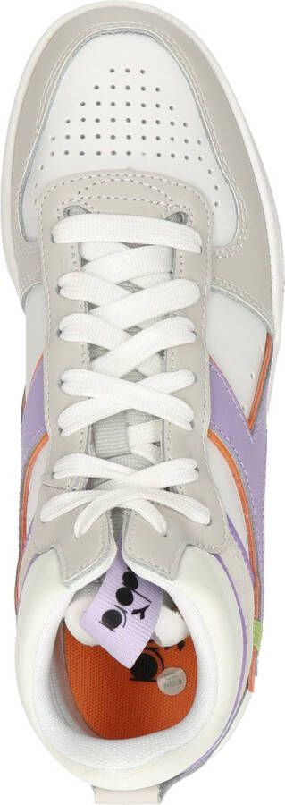 Diadora Magic Basket Demi Label Woman Hoge sneakers Leren Sneaker Dames Wit - Foto 18