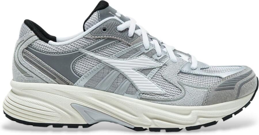 DIADORA Lage Sneakers Heren Mesh Combi Runner Maat: 42 Materiaal: Suède Kleur: Grijs - Foto 2