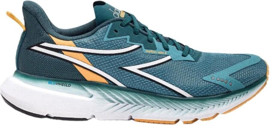 Diadora Mythos Blues Volo 4 Hardloopschoen Geel
