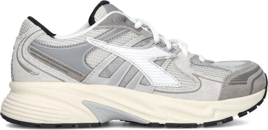 DIADORA Lage Sneakers Heren Mesh Combi Runner Suède Grijs
