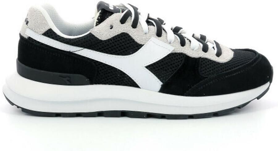 Diadora Kmaro 42 Suede Mesh Sneakers Zwart Heren