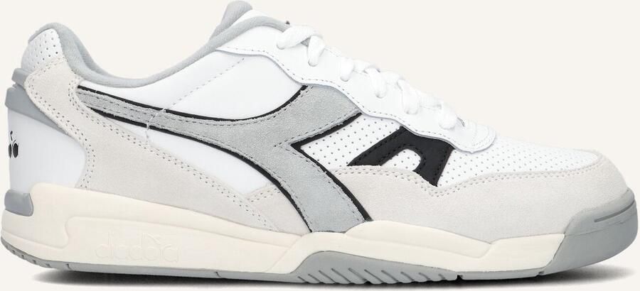 Diadora Sneaker in wit grijs suède en imitatieleer White Heren - Foto 3