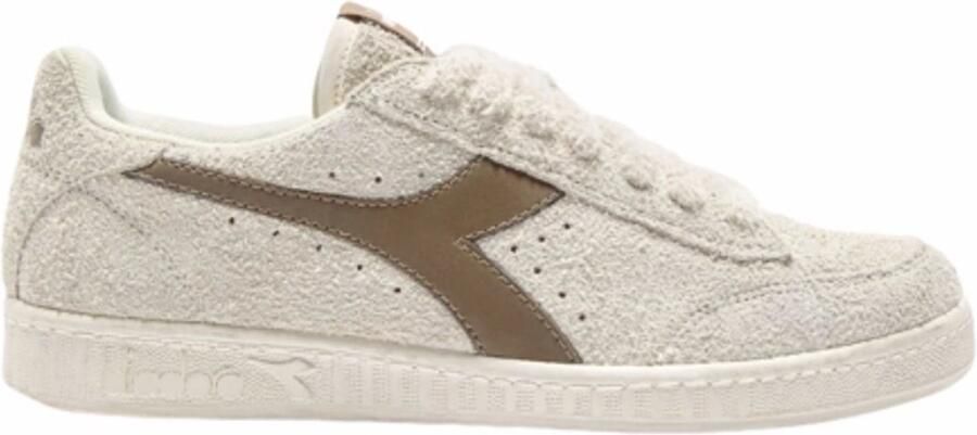 Diadora Women Game Low Suede Waxed Whisper White