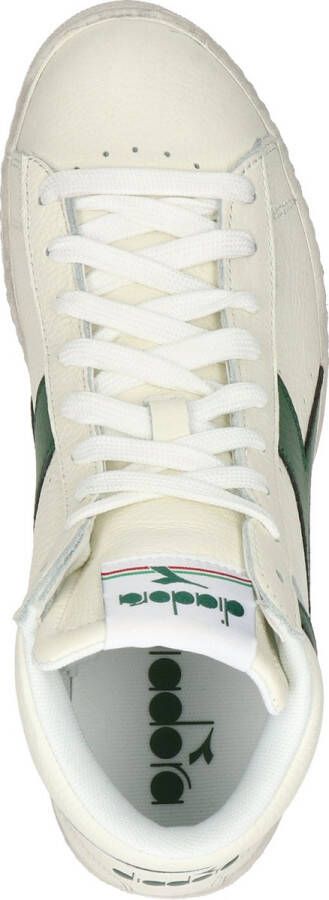 Retro Sneaker Game High Waxed Hoge sneakers Leren Sneaker Groen - Foto 8
