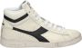 Retro Sneaker Game High Waxed Hoge sneakers Leren Sneaker Groen - Thumbnail 2