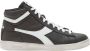 Diadora Game High Waxed Hoge sneakers Leren Sneaker Zwart - Thumbnail 2